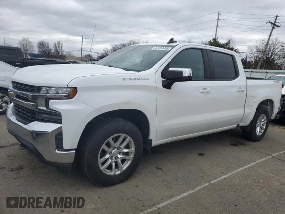 2020 Chevrolet Silverado 1500 LT with VIN 3GCUYDED3LG190079, listed as a Copart auction lot 47283485 with 124,162 mi miles and Salvage Title. Bid and sale history available at DreamBid. Image 1.