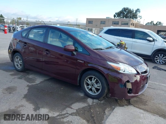 2011 Toyota Prius I with VIN JTDKN3DU9B0253166, listed as a IAAI auction lot 41893424 with 82,705 mi miles. Bid and sale history available at carsss.com. Image 1.