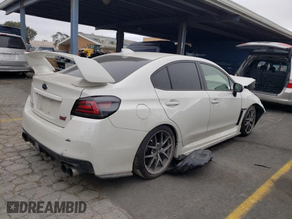 2017 Subaru WRX STI Limited with VIN JF1VA2Y66H9823200, listed as a Copart auction lot 75667854 with 78,188 mi miles and Salvage Title. Bid and sale history available at carsss.com. Image 3.