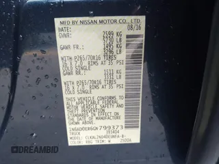 2016 Nissan Frontier SV z VIN 1N6AD0ER6GN799373, wystawiony jako IAAI lot #42093477 z przebiegiem 38 620 mil mil oraz . Historia ofert i sprzedaży dostępna na DreamBid. Obrazek 9.