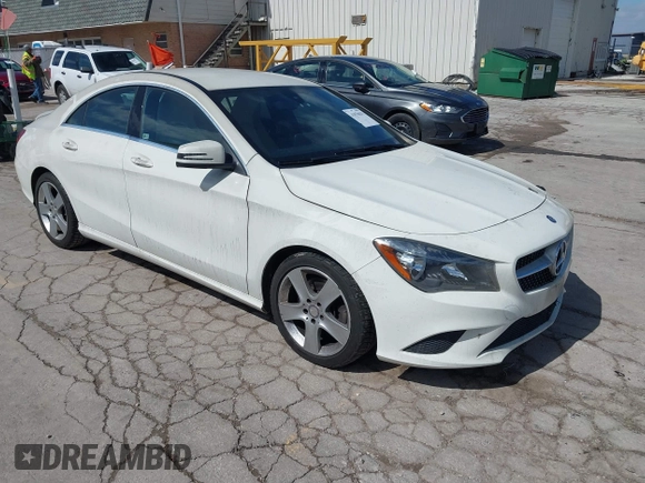 2015 Mercedes-Benz CLA 250 with VIN WDDSJ4EB0FN176541, listed as a IAAI auction lot 41870633 with 105,977 mi miles and . Bid and sale history available at DreamBid. Image 1.