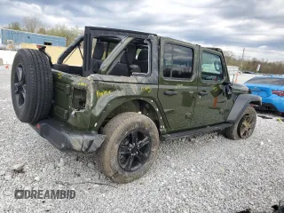 2023 Jeep Wrangler Sport S with VIN 1C4HJXDG0PW629815, listed as a Copart auction lot 53826875 with 9,260 mi miles and Salvage Title. Bid and sale history available at DreamBid. Image 3.