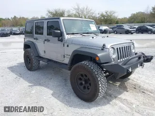 2018 Jeep Wrangler JK Unlimited Sport S with VIN 1C4BJWDG4JL931343, listed as a IAAI auction lot 41894733 with 88,505 mi miles. Bid and sale history available at carsss.com. Image 1.