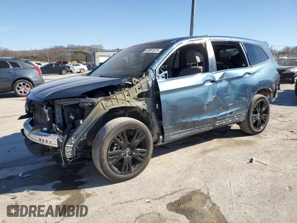 2022 Honda Pilot Special Edition with VIN 5FNYF6H24NB028628, listed as a Copart auction lot 45961075 with 58,935 mi miles and Salvage Title. Bid and sale history available at carsss.com. Image 1.