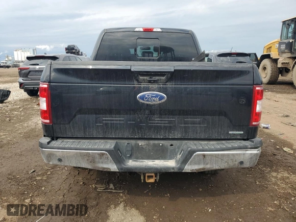 2019 Ford F-150 XL with VIN 1FTEW1E40KFC80332, listed as a Copart auction lot 50628765 with 37,897 mi miles and Salvage Title. Bid and sale history available at carsss.com. Image 6.