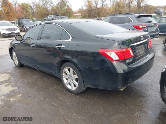 2007 Lexus ES 350 with VIN JTHBJ46G872126394, listed as a IAAI auction lot 40889557 with 123,754 mi miles. Bid and sale history available at carsss.com. Image 3.