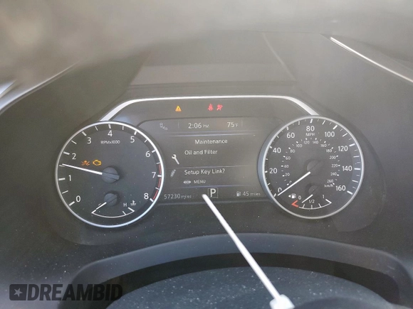2019 Nissan Murano SL with VIN 5N1AZ2MS1KN112583, listed as a Copart auction lot 44402475 with 57,230 mi miles and Salvage Title. Bid and sale history available at DreamBid. Image 9.