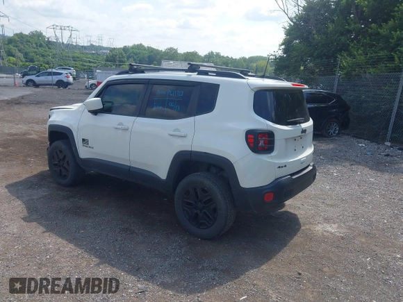 2018 Jeep Renegade Latitude with VIN ZACCJBBB8JPH36572, listed as a IAAI auction lot 42756896 with 50,347 mi miles and . Bid and sale history available at DreamBid. Image 3.
