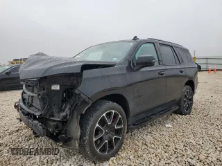 2023 Chevrolet Tahoe RST with VIN 1GNSCRKD9PR445189, listed as a Copart auction lot 42785435 with 48,333 mi miles and Salvage title. Bid and sale history available at DreamBid. Image 1.