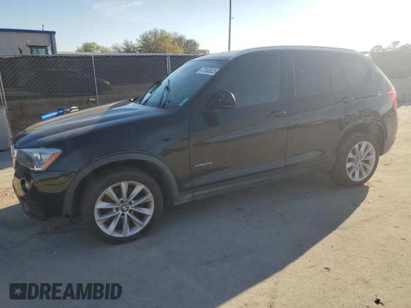 2017 BMW X3 xDrive28i with VIN 5UXWX9C30H0W77172, listed as a Copart auction lot 47503835 with 142,340 mi miles and Clean Title. Bid and sale history available at DreamBid. Image 1.