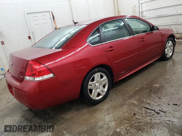 2014 Chevrolet Impala LT with VIN 2G1WB5E38E1135252, listed as a Copart auction lot 50361135 with 134,049 mi miles and Clean Title. Bid and sale history available at DreamBid. Image 3.
