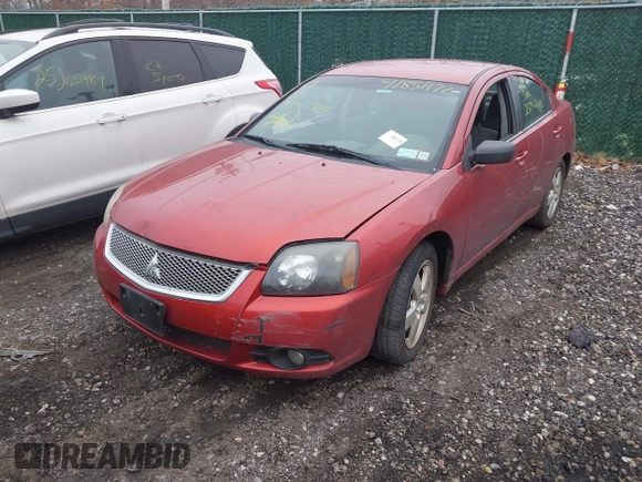 2011 Mitsubishi Galant ES with VIN 4A32B3FFXBE022493, listed as a IAAI auction lot 41851172 with 999,999 mi miles. Bid and sale history available at carsss.com. Image 2.