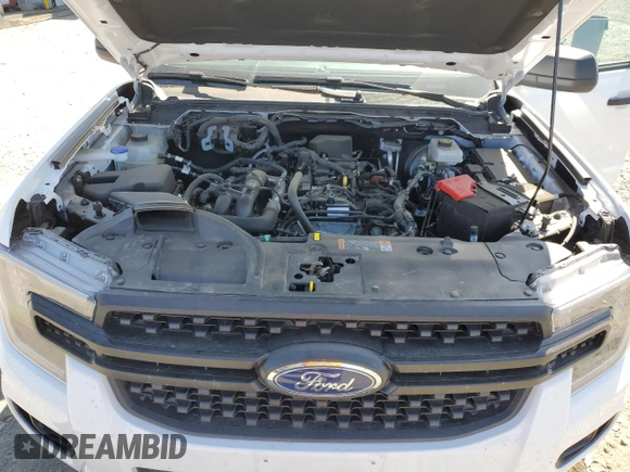 2024 Ford Ranger XL with VIN 1FTER4PH0RLE54615, listed as a Copart auction lot 61637625 with 10,099 mi miles and Salvage title. Bid and sale history available at DreamBid. Image 11.