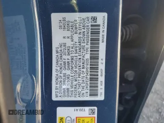 2025 Honda Civic Sport with VIN 2HGFE2F54SH519305, listed as a Copart auction lot 54912895 with 6,146 mi miles and Salvage title. Bid and sale history available at DreamBid. Image 12.