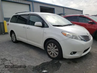 2017 Toyota Sienna XLE with VIN 5TDDZ3DC0HS169103, listed as a Copart auction lot 63275325 with 311,578 mi miles and Salvage title. Bid and sale history available at DreamBid. Image 4.
