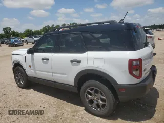 2024 Ford Bronco Sport Badlands z VIN 3FMCR9D90RRF27061, wystawiony jako Copart lot #56312745 z przebiegiem 5 670 mil mil oraz Szkoda całkowita • Salvage title. Historia ofert i sprzedaży dostępna na DreamBid. Obrazek 2.