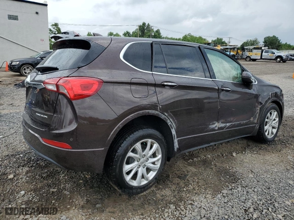2020 Buick Envision Preferred with VIN LRBFXBSA8LD163661, listed as a Copart auction lot 62264784 with 0 mi miles and Salvage Title. Bid and sale history available at carsss.com. Image 3.