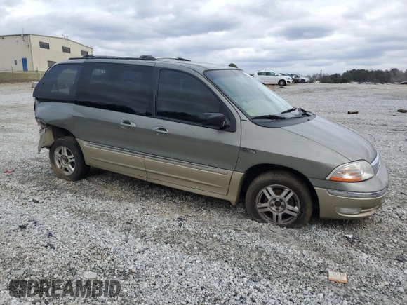 2001 Ford Windstar SEL with VIN 2FMZA534X1BA47029, listed as a Copart auction lot 44507505 with 129,346 mi miles and Salvage Title. Bid and sale history available at carsss.com. Image 4.