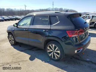 2022 Volkswagen Taos SE with VIN 3VVLX7B28NM027274, listed as a Copart auction lot 46595745 with 37,293 mi miles and Salvage Title. Bid and sale history available at carsss.com. Image 2.