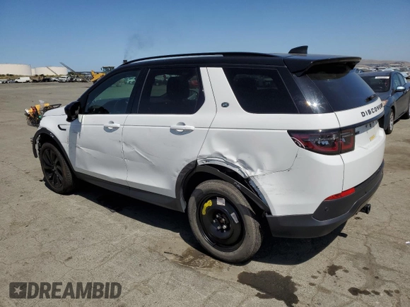 2023 Land Rover Discovery Sport S with VIN SALCJ2FX1PH323777, listed as a Copart auction lot 55963114 with 20,012 mi miles and Salvage Title. Bid and sale history available at carsss.com. Image 2.