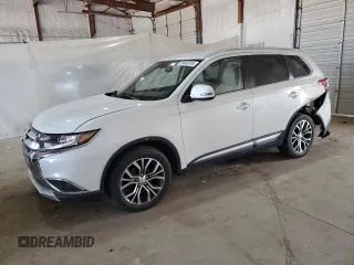 2018 Mitsubishi Outlander ES with VIN JA4AZ3A37JZ024971, listed as a Copart auction lot 58469145 with 62,335 mi miles and Salvage title. Bid and sale history available at DreamBid. Image 1.