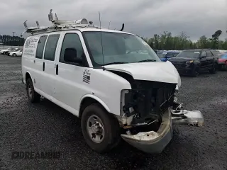 2014 Chevrolet Express Cargo Van with VIN 1GCWGFCA4E1153575, listed as a Copart auction lot 48228214 with 227,892 mi miles and Salvage Title. Bid and sale history available at carsss.com. Image 11.