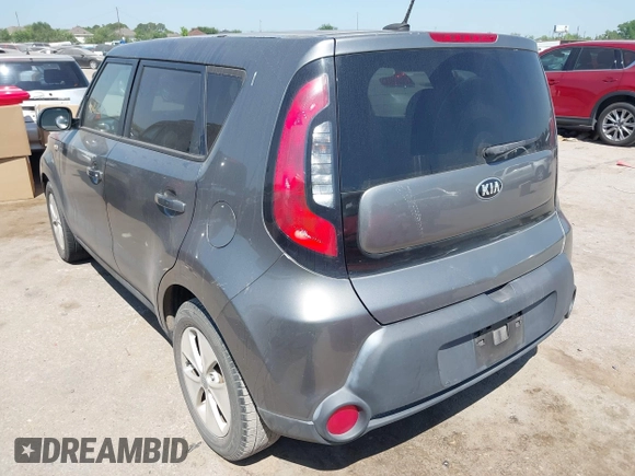 2014 Kia Soul with VIN KNDJN2A27E7049468, listed as a IAAI auction lot 42008888 with 112,788 mi miles. Bid and sale history available at carsss.com. Image 3.