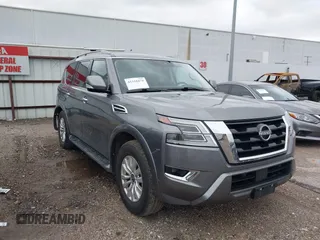 2023 Nissan Armada SV with VIN JN8AY2AC1P9182559, listed as a IAAI auction lot 41310479 with 53,985 mi miles. Bid and sale history available at carsss.com. Image 1.