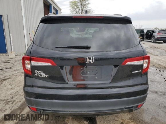 2021 Honda Pilot Special Edition with VIN 5FNYF5H20MB005405, listed as a Copart auction lot 53247795 with 41,958 mi miles and Salvage Title. Bid and sale history available at DreamBid. Image 6.