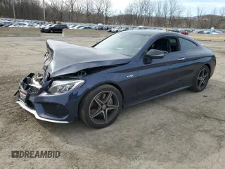 2017 Mercedes-Benz C 43 AMG with VIN WDDWJ6EB0HF439265, listed as a Copart auction lot 51828385 with Not provided miles and Salvage title. Bid and sale history available at DreamBid. Image 1.