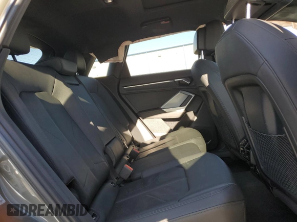 2021 Audi Q3 S line Premium Plus with VIN WA1EECF35M1153722, listed as a Copart auction lot 56537615 with 42,396 mi miles and Salvage title. Bid and sale history available at DreamBid. Image 10.