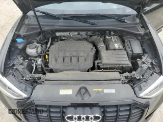 2022 Audi Q3 S line Premium Plus with VIN WA1EECF33N1054639, listed as a Copart auction lot 49807115 with 50,329 mi miles and Salvage Title. Bid and sale history available at carsss.com. Image 12.