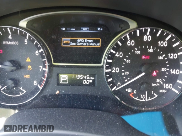 2013 Nissan Pathfinder Platinum with VIN 5N1AR2MM9DC655065, listed as a IAAI auction lot 42698219 with 113,545 mi miles and . Bid and sale history available at DreamBid. Image 7.