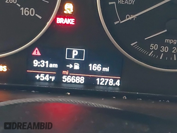 2015 BMW 3 Series 328i xDrive with VIN WBA3B3G55FNR86497, listed as a IAAI auction lot 42350645 with 56,688 mi miles and . Bid and sale history available at DreamBid. Image 15.