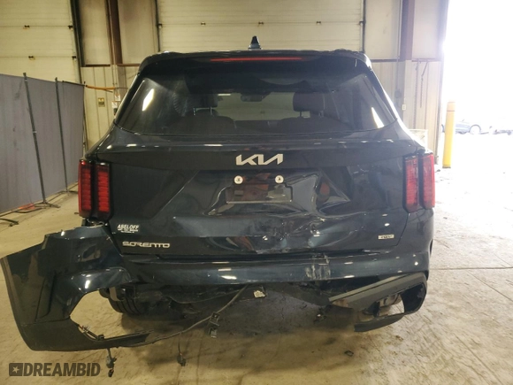 2024 Kia Sorento Hybrid EX with VIN KNDRHDLG0R5248541, listed as a Copart auction lot 86906364 with 10,017 mi miles and Salvage Title. Bid and sale history available at carsss.com. Image 6.