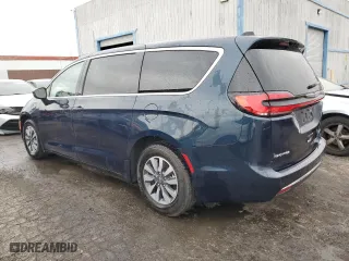 2023 Chrysler Pacifica Hybrid Touring L with VIN 2C4RC1L72PR632382, listed as a Copart auction lot 50989035 with 44,061 mi miles and Salvage Title. Bid and sale history available at carsss.com. Image 2.