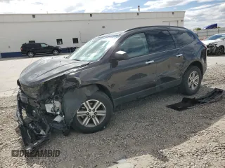 2017 Chevrolet Traverse LS z VIN 1GNKVFED6HJ269657, wystawiony jako Copart lot #57065555 z przebiegiem 46 906 mil mil oraz Szkoda całkowita • Salvage title. Historia ofert i sprzedaży dostępna na DreamBid. Obrazek 1.