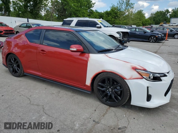 2016 Scion tC z VIN JTKJF5C79GJ025565, wystawiony jako Copart lot #58747815 z przebiegiem 89 174 mil mil oraz Szkoda całkowita • Salvage title. Historia ofert i sprzedaży dostępna na DreamBid. Obrazek 4.