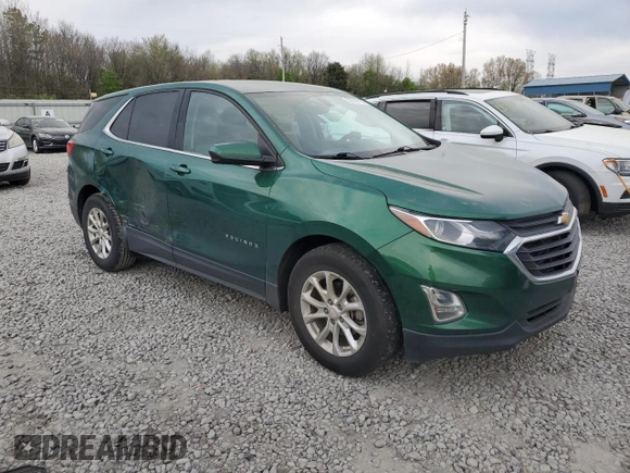 2018 Chevrolet Equinox LT with VIN 2GNAXJEV4J6272478, listed as a Copart auction lot 50939135 with 95,869 mi miles and Salvage Title. Bid and sale history available at DreamBid. Image 4.
