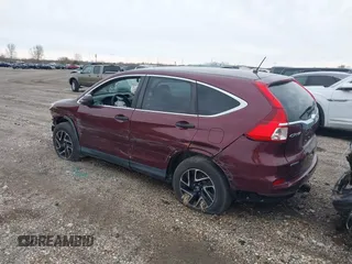 2016 Honda CR-V SE with VIN 2HKRM4H43GH660332, listed as a IAAI auction lot 41229358 with 108,833 mi miles and . Bid and sale history available at carsss.com. Image 3.