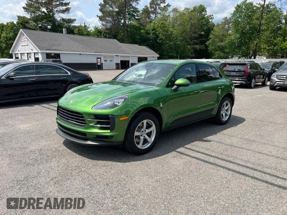 2019 Porsche Macan with VIN WP1AA2A59KLB09077, listed as a Copart auction lot 59614375 with 76,786 mi miles and Clean title. Bid and sale history available at DreamBid. Image 1.
