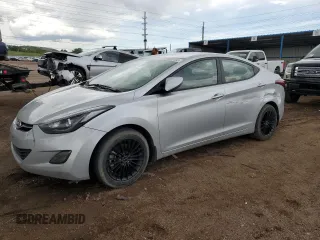 2013 Hyundai Elantra GLS with VIN 5NPDH4AEXDH195643, listed as a Copart auction lot 58483935 with 108,498 mi miles and Salvage title. Bid and sale history available at DreamBid. Image 1.