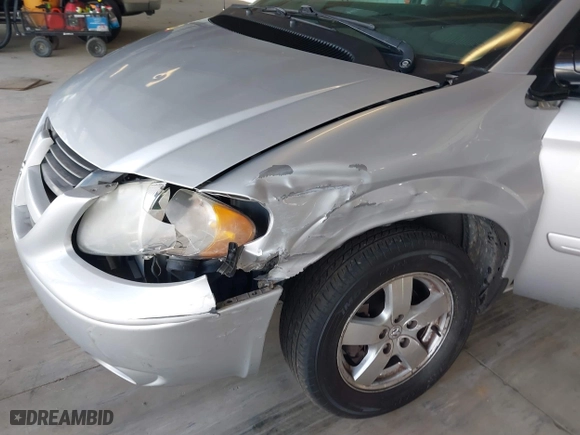 2005 Dodge Caravan SXT with VIN 2D4GP44L85R477720, listed as a IAAI auction lot 41925419 with 202,972 mi miles. Bid and sale history available at carsss.com. Image 6.