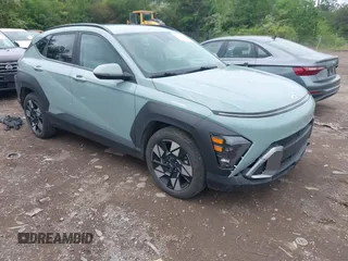 2024 Hyundai Kona SEL with VIN KM8HB3AB3RU129060, listed as a IAAI auction lot 42119922 with 34,334 mi miles. Bid and sale history available at carsss.com. Image 1.