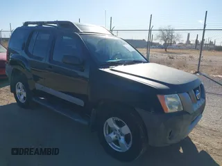 2005 Nissan Xterra S with VIN 5N1AN08W05C654769, listed as a IAAI auction lot 41702307 with 173,755 mi miles. Bid and sale history available at carsss.com. Image 1.