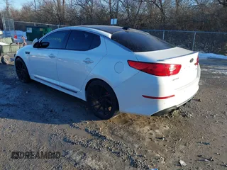2015 Kia Optima SX Turbo with VIN 5XXGR4A67FG355530, listed as a IAAI auction lot 41442418 with 67,080 mi miles. Bid and sale history available at carsss.com. Image 3.