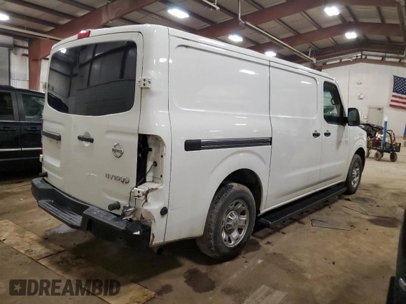 2019 Nissan NV Cargo S z VIN 1N6BF0KM6KN805981, wystawiony jako Copart lot #46591835 z przebiegiem 164 540 mil mil oraz Tytuł czysty. Historia ofert i sprzedaży dostępna na DreamBid. Obrazek 3.
