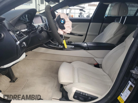 2015 BMW 6 Series 640i with VIN WBA6A0C58FD318669, listed as a Copart auction lot 50706415 with 79,538 mi miles and Clean Title. Bid and sale history available at DreamBid. Image 7.