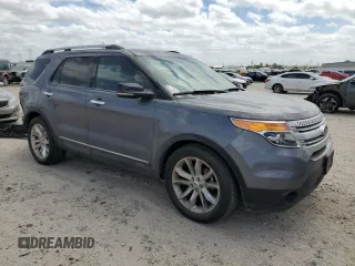 2013 Ford Explorer XLT with VIN 1FM5K7D85DGA30483, listed as a Copart auction lot 47809875 with 120,571 mi miles and Salvage Title. Bid and sale history available at DreamBid. Image 4.