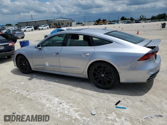2019 Audi A7 Premium Plus with VIN WAUU2AF2XKN131191, listed as a Copart auction lot 67856674 with 65,489 mi miles and Non repairable. Bid and sale history available at DreamBid. Image 2.